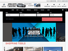 Tablet Screenshot of goldsteinbuickgmc.com